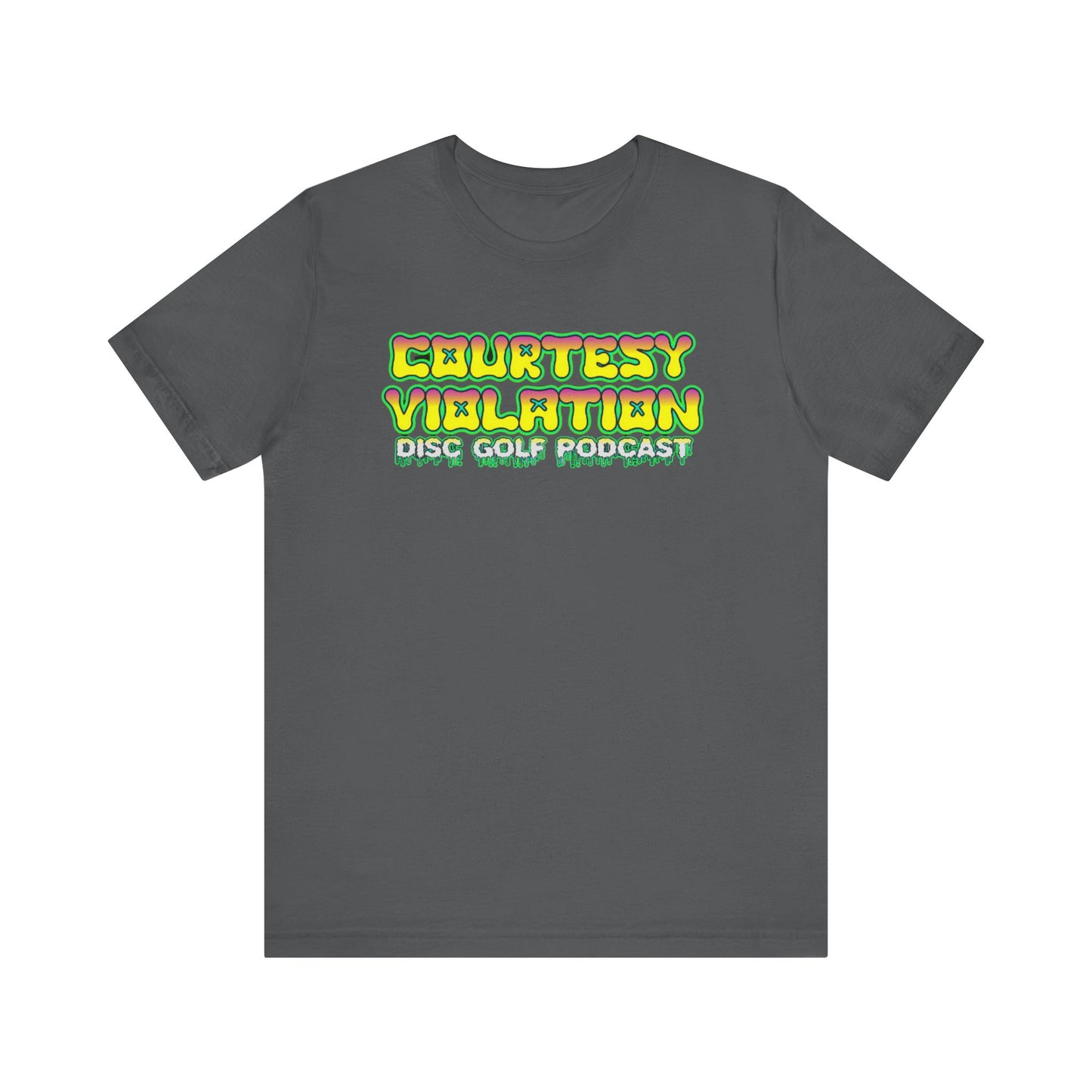 Courtesy Violation Logo - Multiple colors to choose from-  Unisex Jersey Short Sleeve Tee