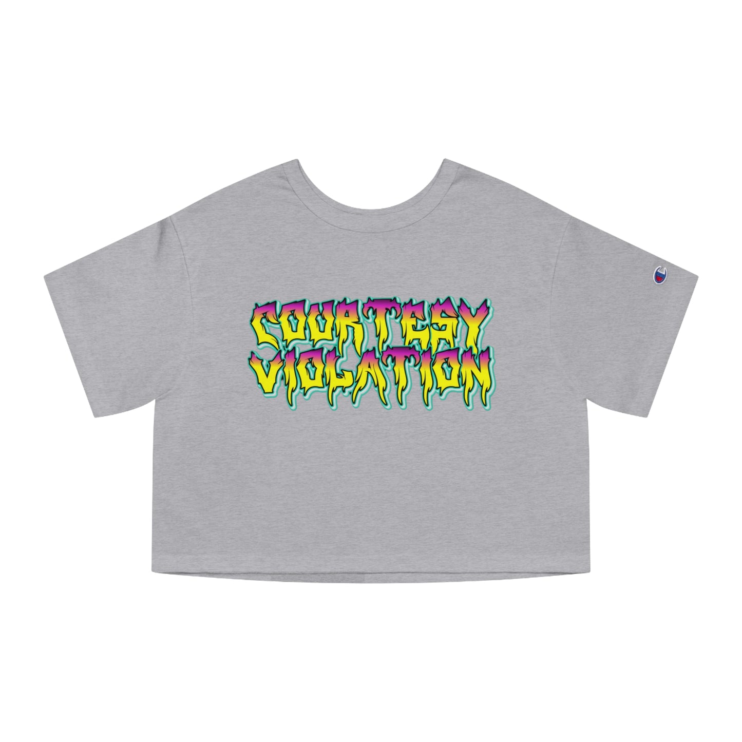 CVP  Logo #2- 4 colors to choose from-Champion Women's Heritage Cropped T-Shirt