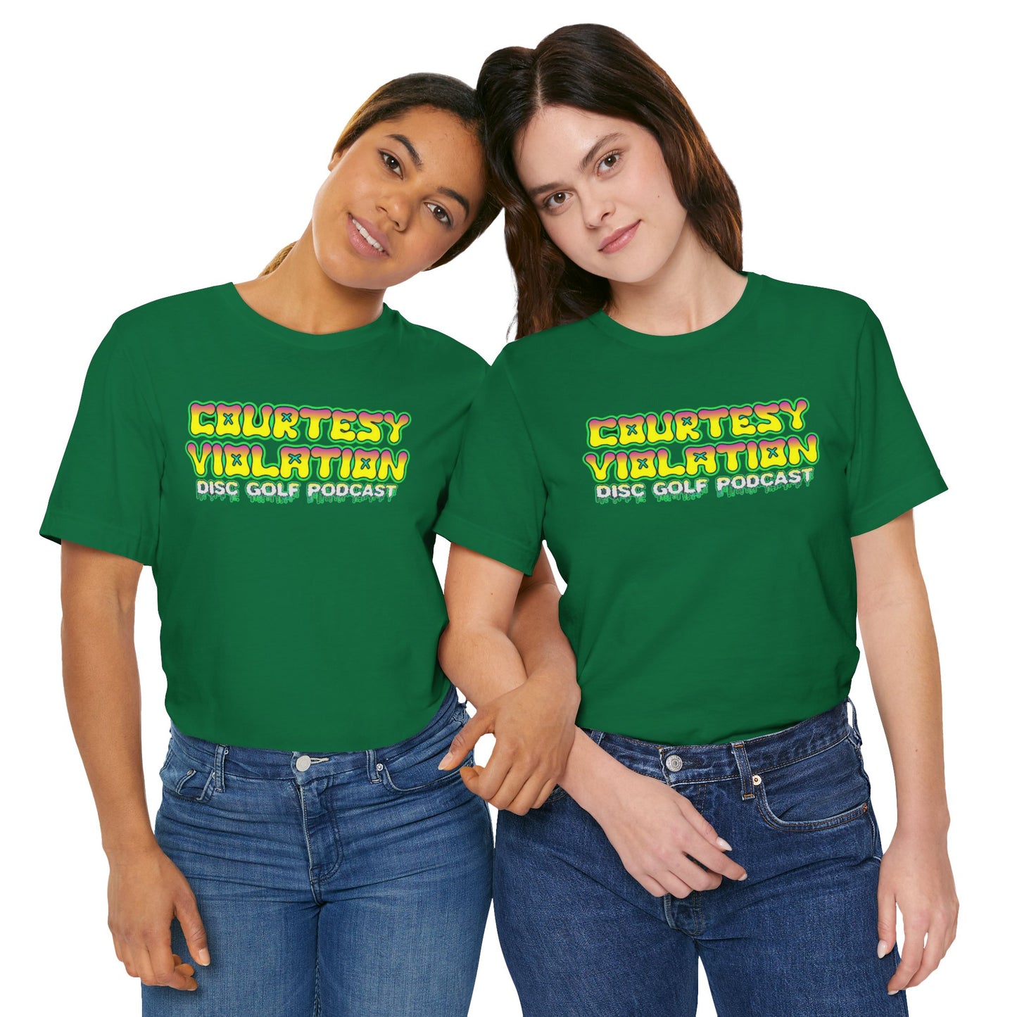 Courtesy Violation Logo - Multiple colors to choose from-  Unisex Jersey Short Sleeve Tee