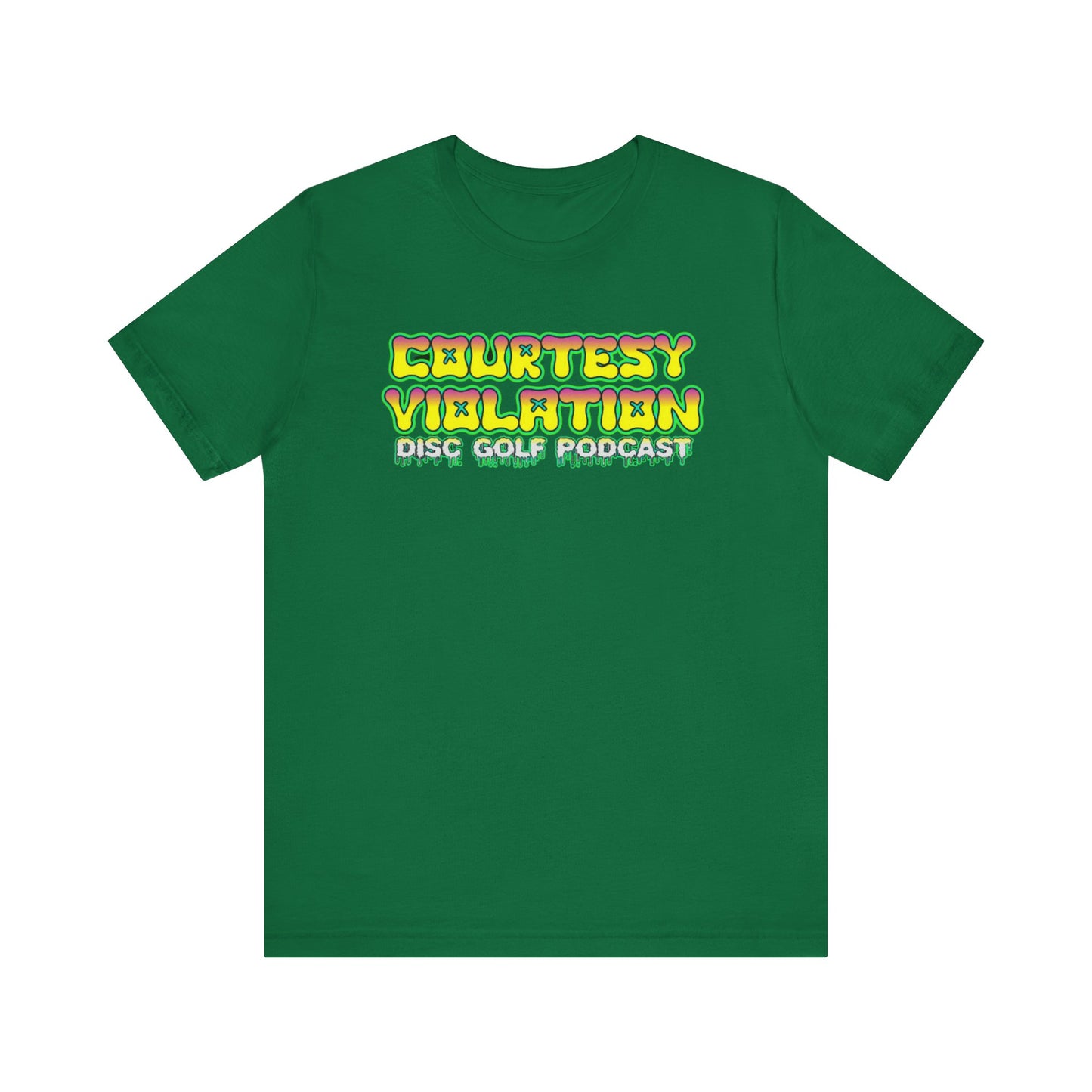 Courtesy Violation Logo - Multiple colors to choose from-  Unisex Jersey Short Sleeve Tee