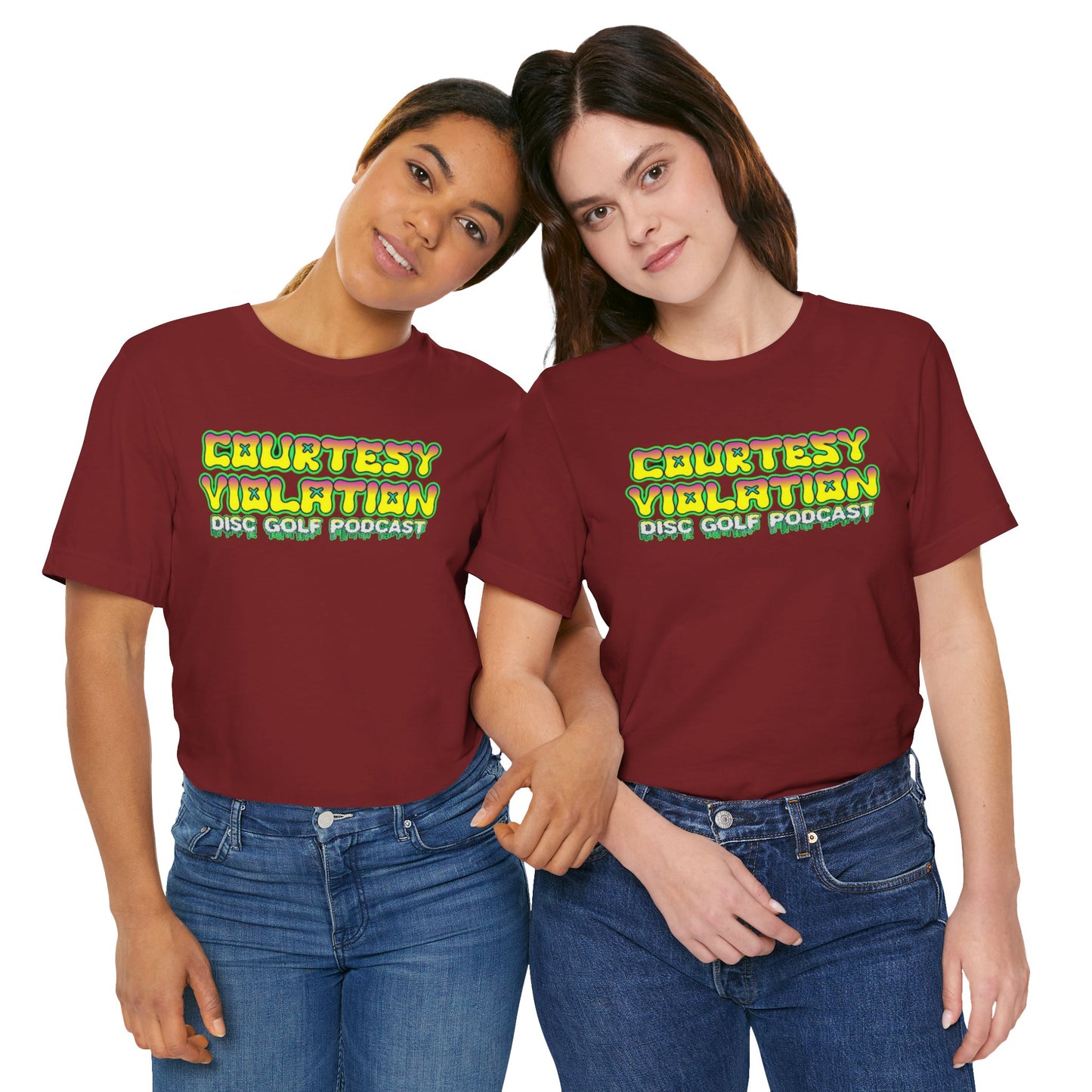 Courtesy Violation Logo - Multiple colors to choose from-  Unisex Jersey Short Sleeve Tee