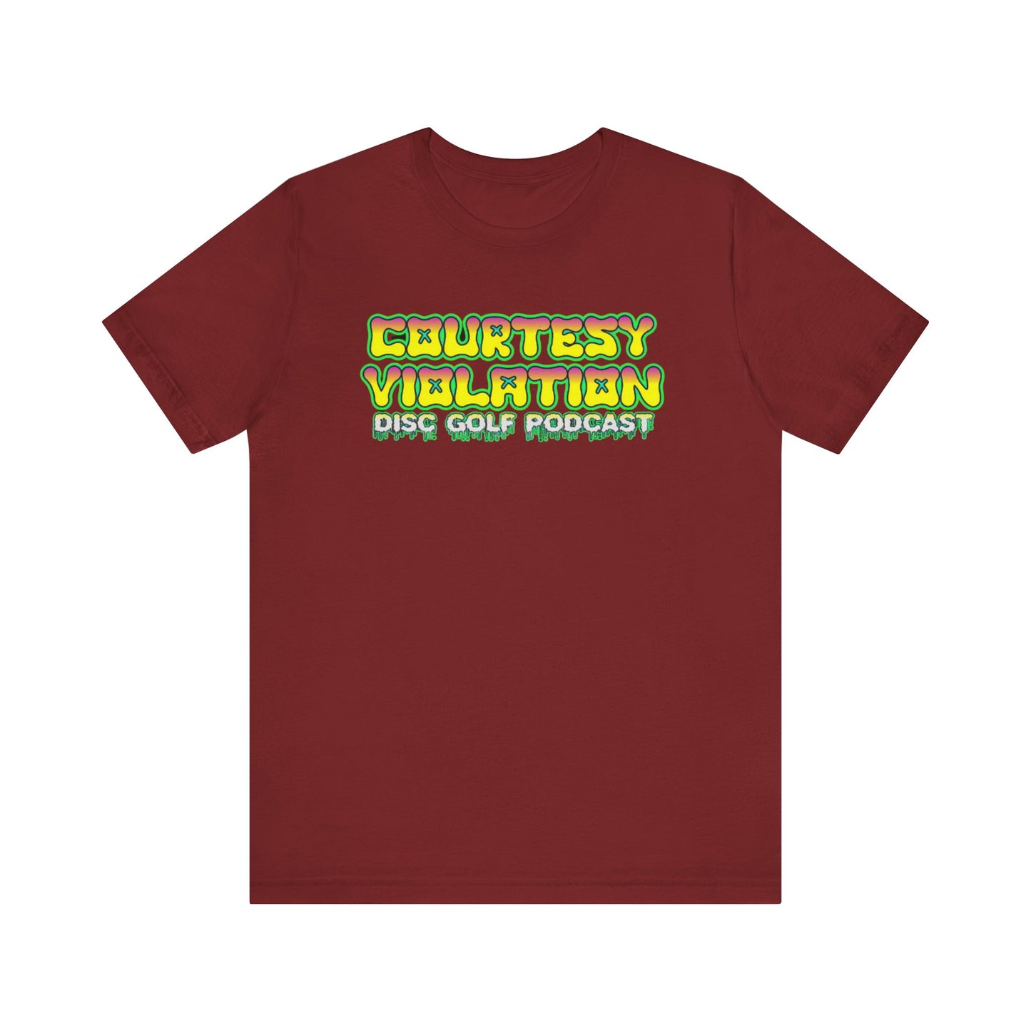 Courtesy Violation Logo - Multiple colors to choose from-  Unisex Jersey Short Sleeve Tee