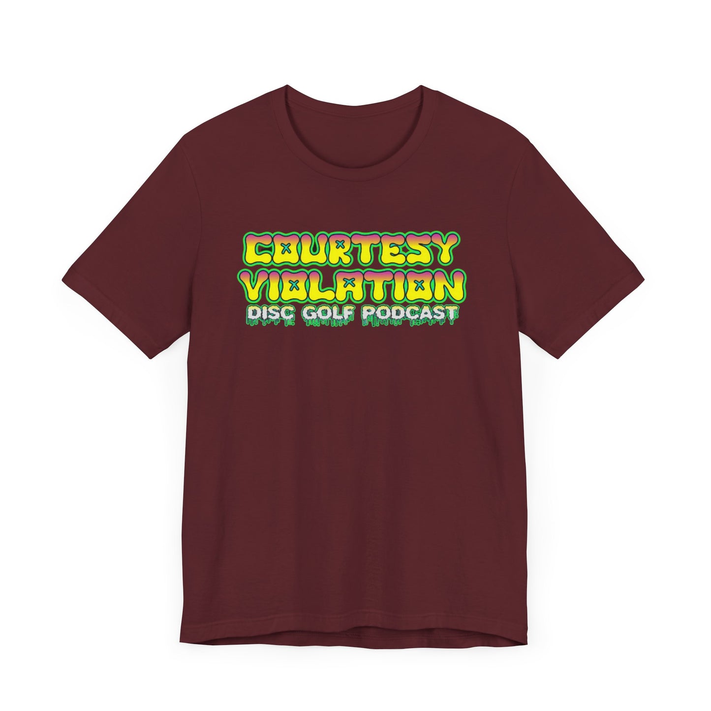 Courtesy Violation Logo - Multiple colors to choose from-  Unisex Jersey Short Sleeve Tee