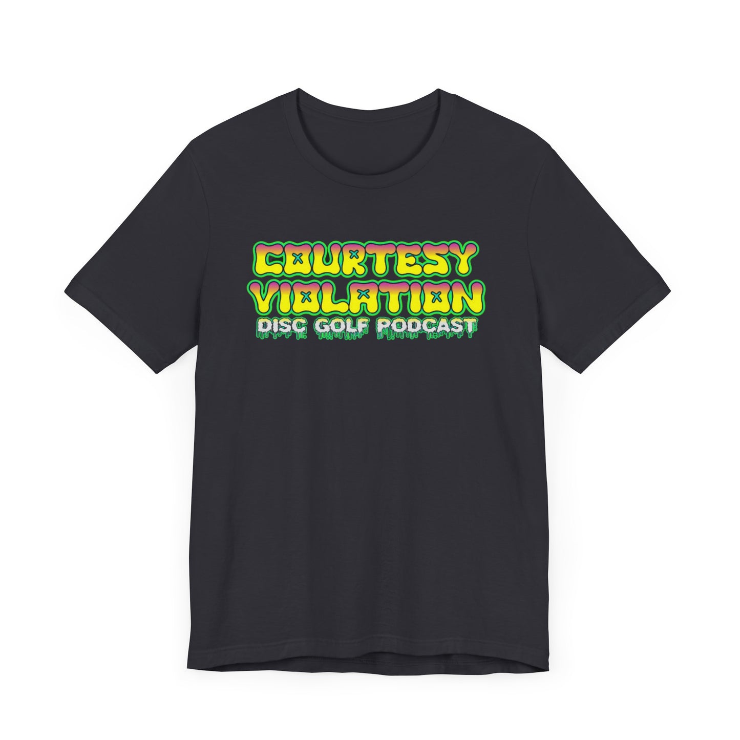 Courtesy Violation Logo - Multiple colors to choose from-  Unisex Jersey Short Sleeve Tee