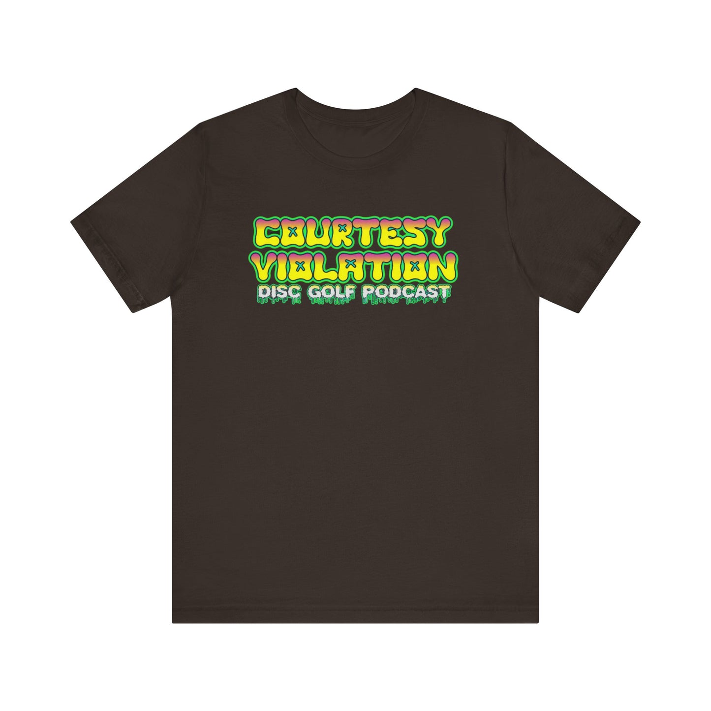 Courtesy Violation Logo - Multiple colors to choose from-  Unisex Jersey Short Sleeve Tee