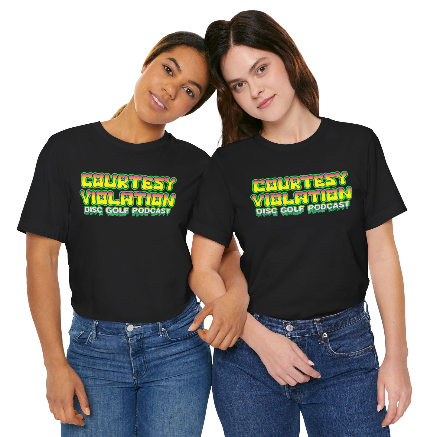 Courtesy Violation Logo - Multiple colors to choose from-  Unisex Jersey Short Sleeve Tee