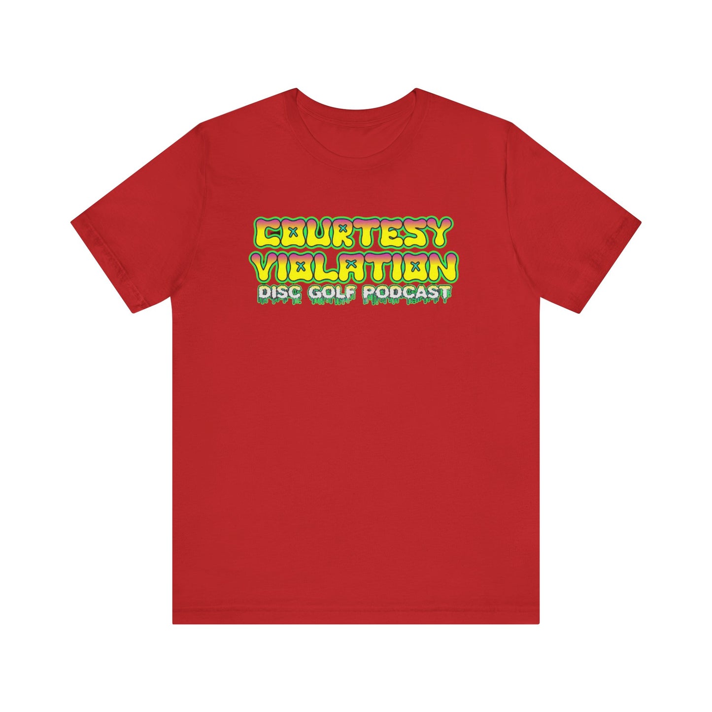 Courtesy Violation Logo - Multiple colors to choose from-  Unisex Jersey Short Sleeve Tee