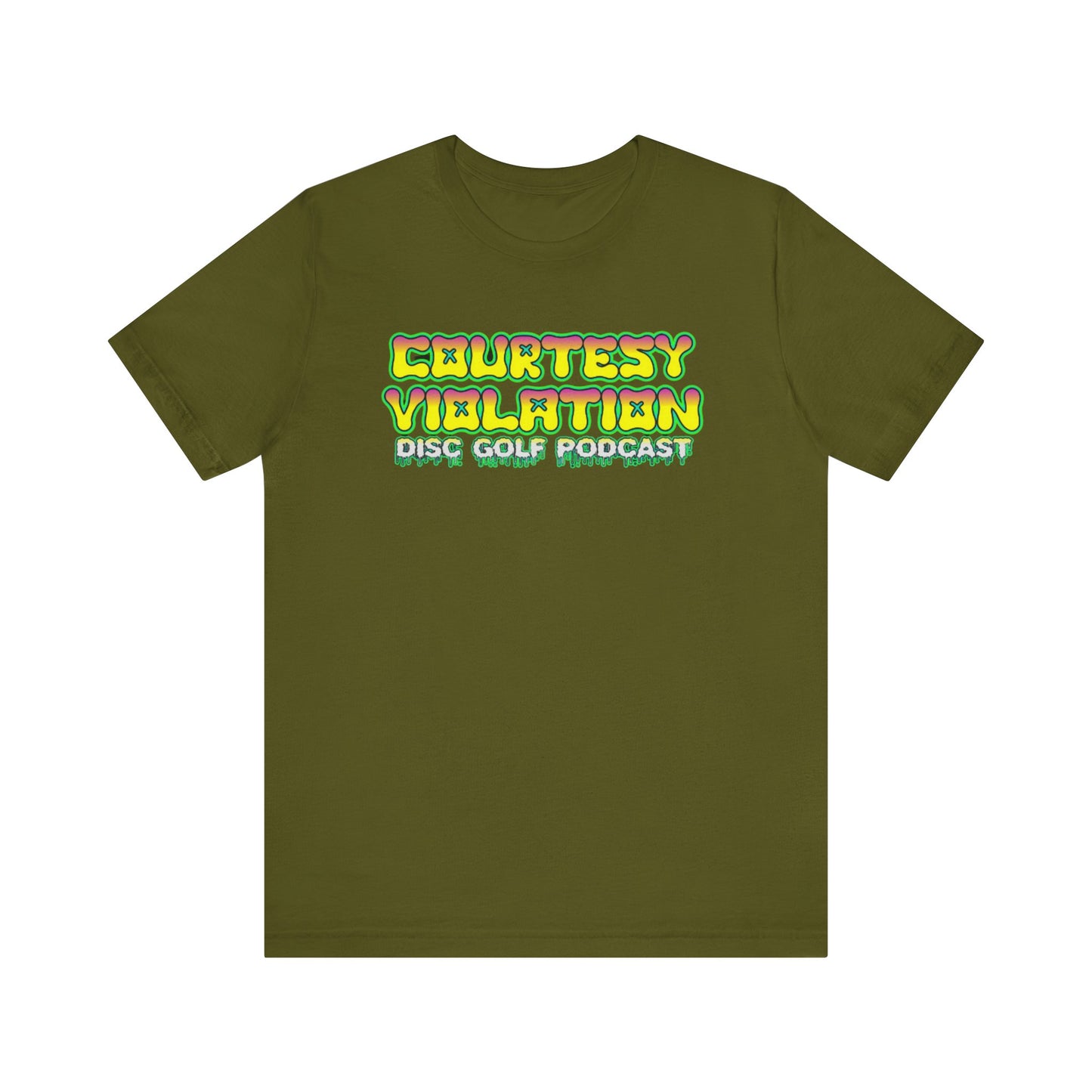 Courtesy Violation Logo - Multiple colors to choose from-  Unisex Jersey Short Sleeve Tee